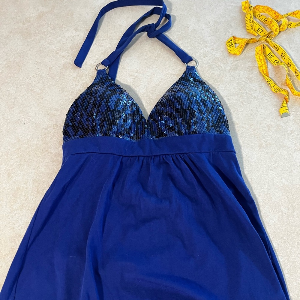 VS Bra Tops Sequin Padded halter top